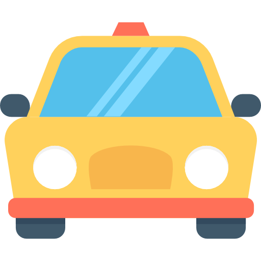 Taxi Flat Color Flat icon