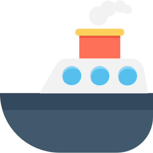 Ship Flat Color Flat icon