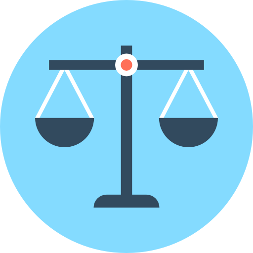 Balance Flat Color Circular icon