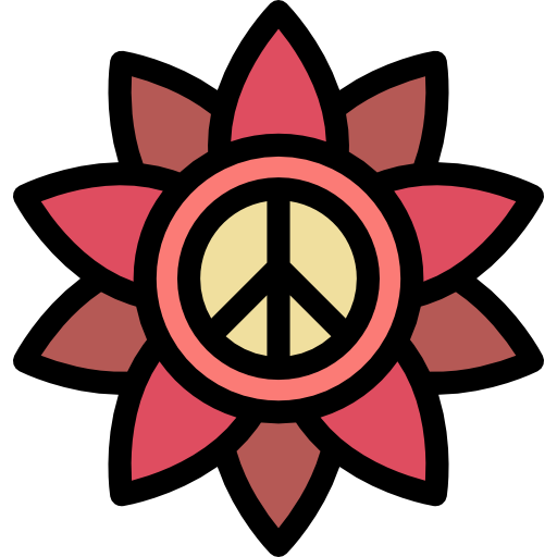 Flower Detailed Rounded Lineal color icon