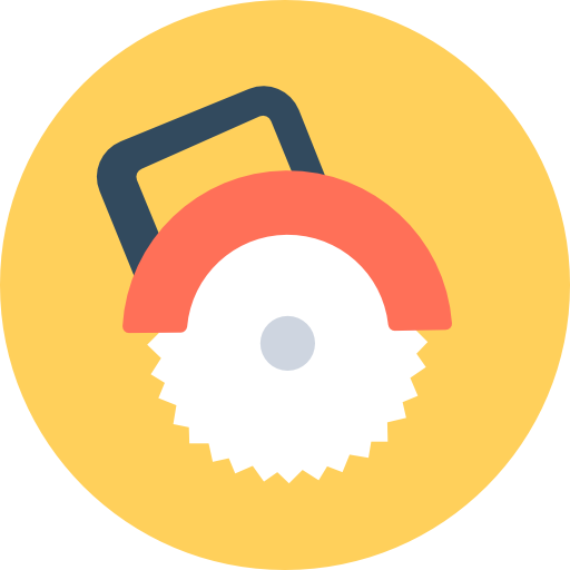 sierra circular icono gratis