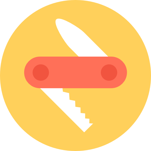 cuchillo del ejército suizo icono gratis