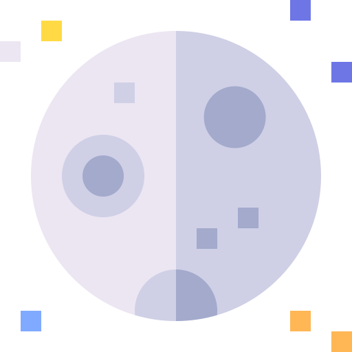 luna llena icono gratis