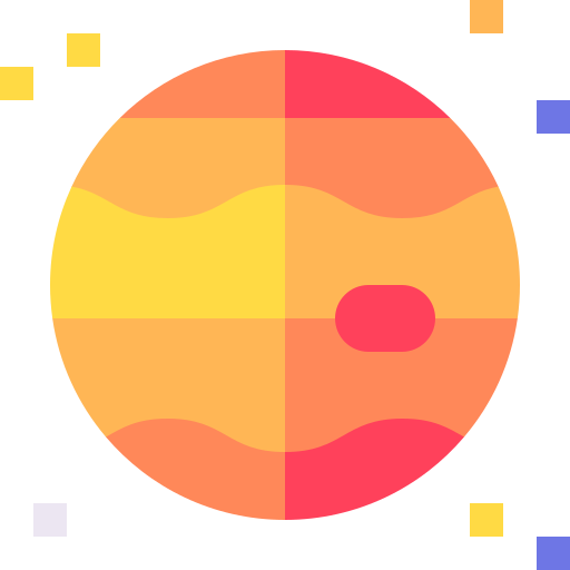 Planet Basic Straight Flat icon