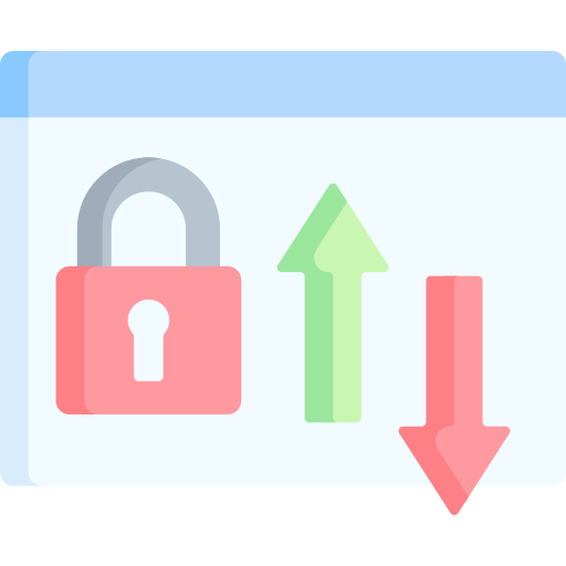 datos encriptados icono gratis