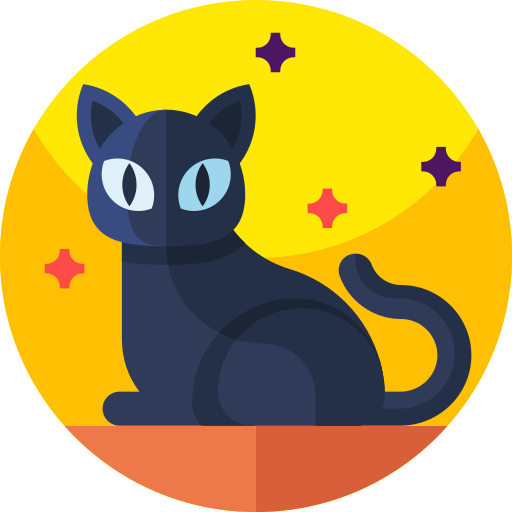 Halloween Black Cat free vector icons designed by Freepik