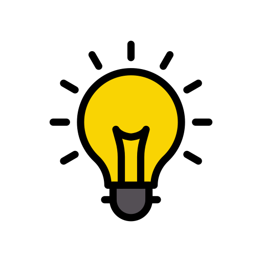 Bulb Vector Stall Lineal Color icon