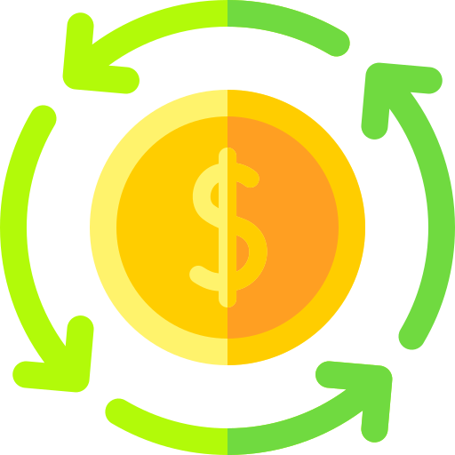 economía circular icono gratis