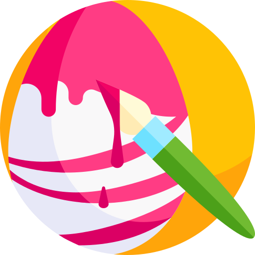 huevos de pascua icono gratis