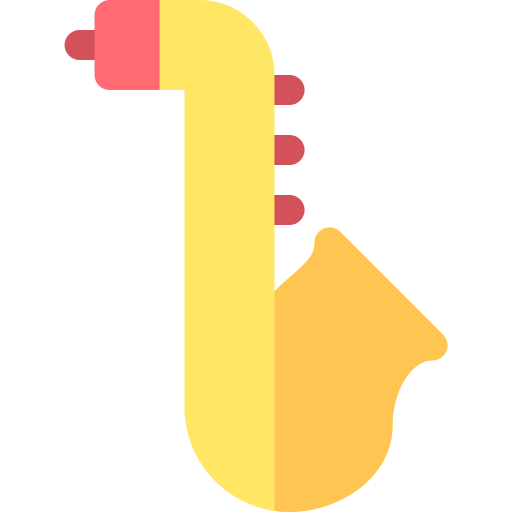 saxofón icono gratis