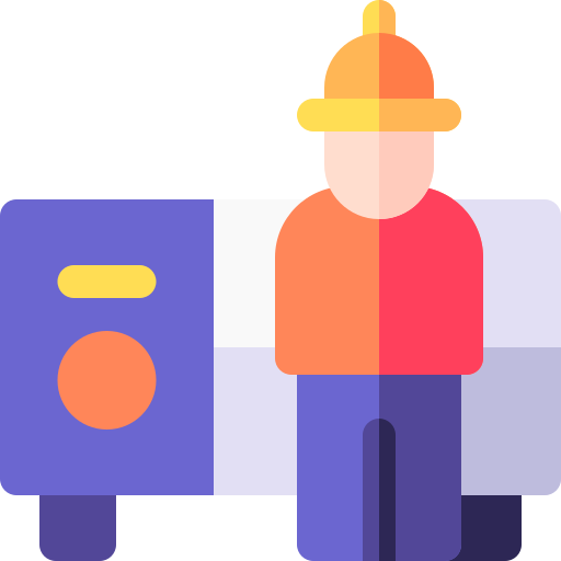 Worker Basic Rounded Flat icon