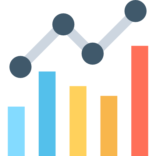 Analytics Flat Color Flat icon