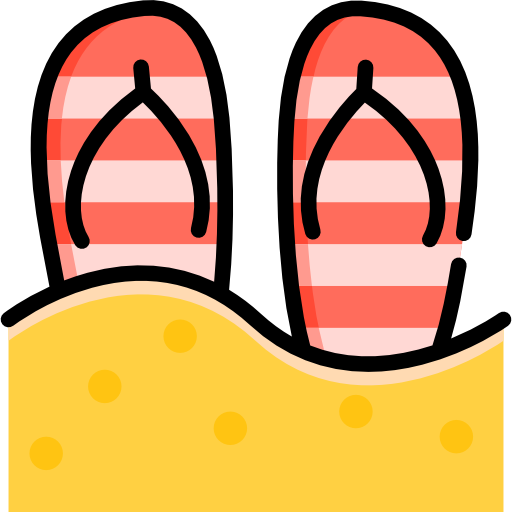 sandalias icono gratis