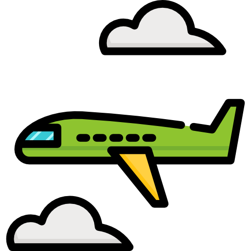 avión icono gratis