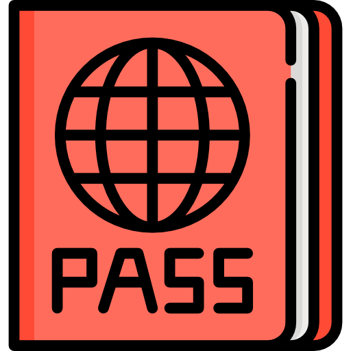 pasaporte icono gratis