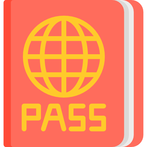 pasaporte icono gratis