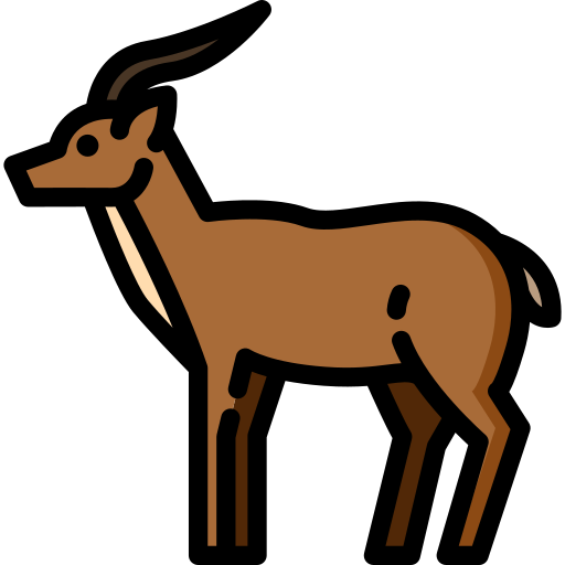 Antelope Special Lineal Color Icon