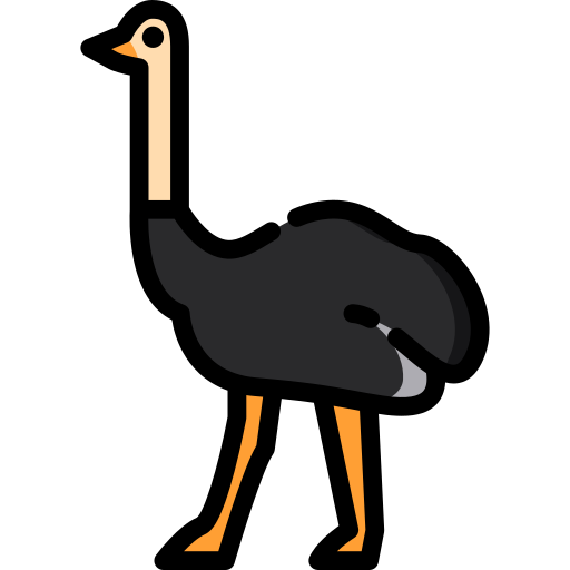 avestruz icono gratis