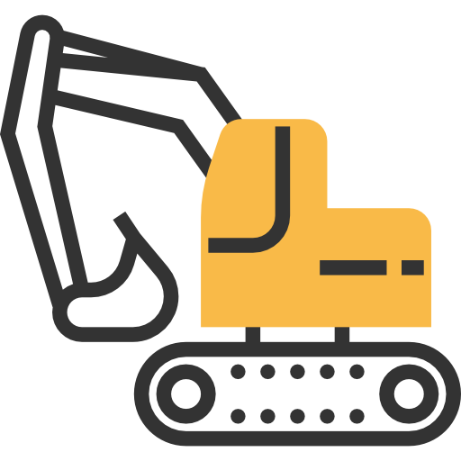 bulldozer Icône gratuit bulldozer Icône gratuit