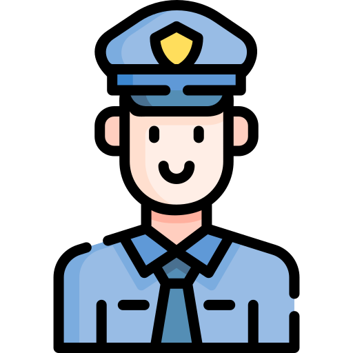 policía icono gratis