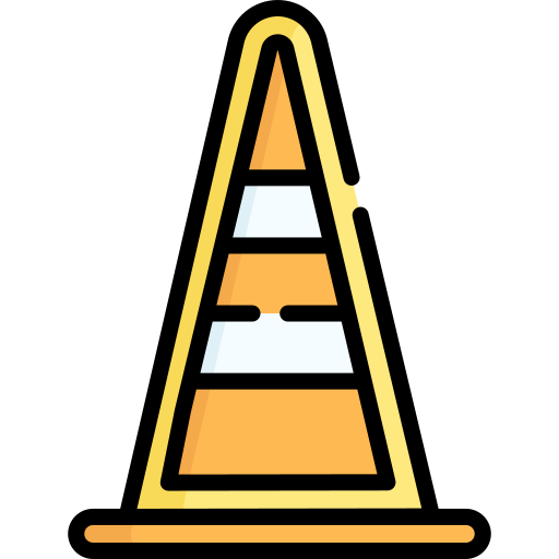 Traffic Cone Special Lineal Color Icon