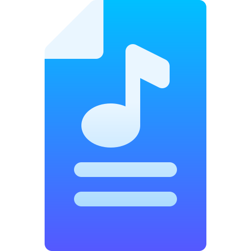 archivos de música icono gratis