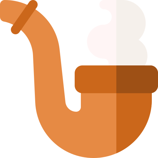 Smoking pipe free icon