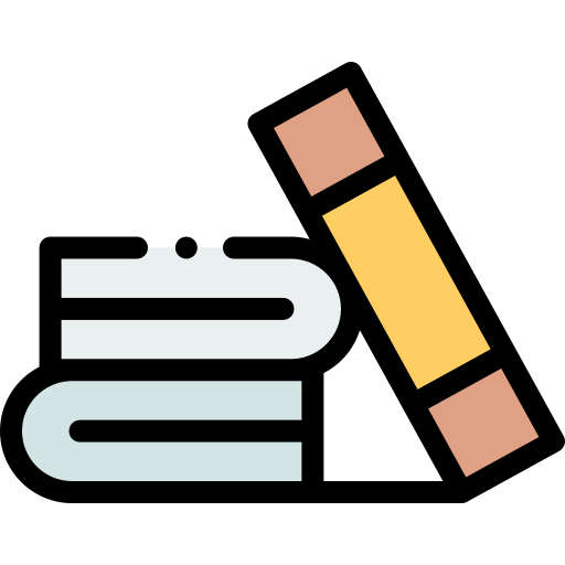 Books Detailed Rounded Lineal color icon