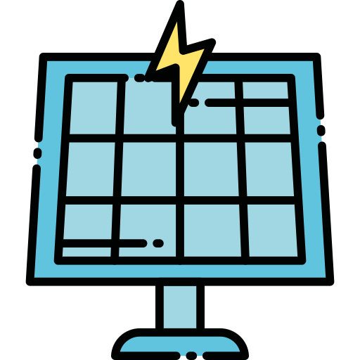 energía solar icono gratis