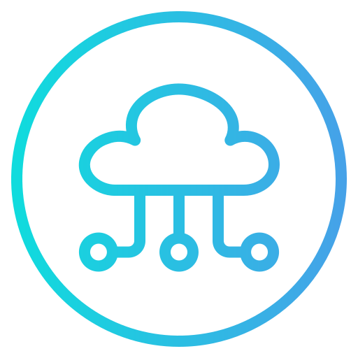 almacenamiento en la nube icono gratis