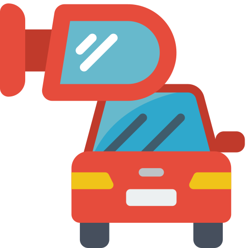 Wing mirror free icon