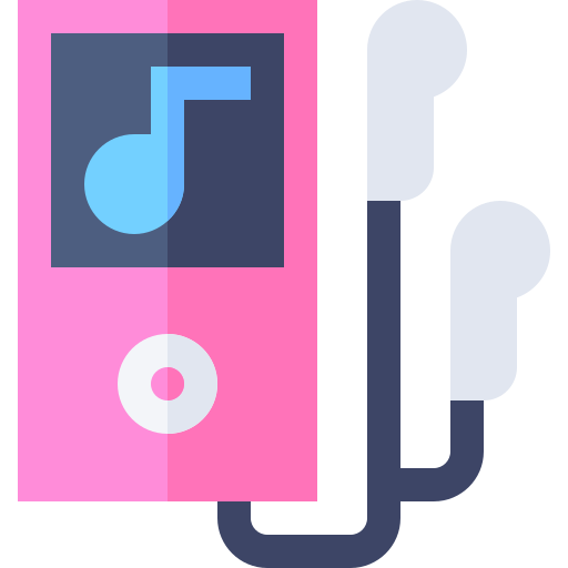 reproductor de mp3 icono gratis