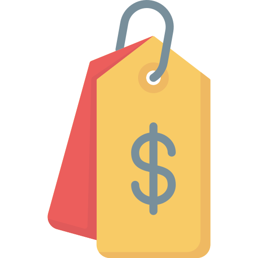 etiquetas de precio icono gratis