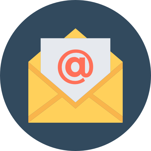 Email Flat Color Circular Icon