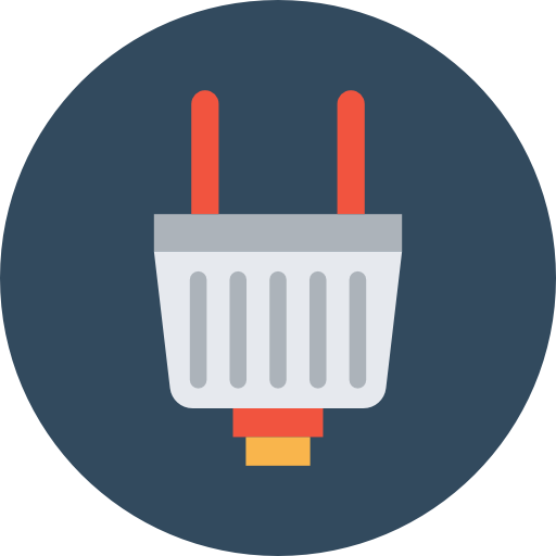 Plug free icon Plug free icon