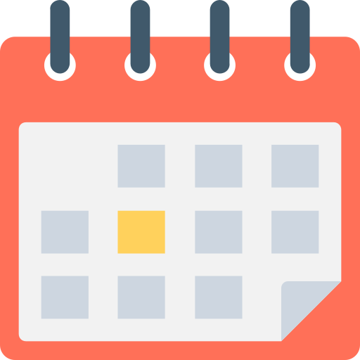 Calendar Flat Color Flat icon