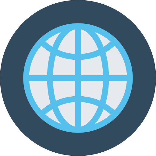 Earth grid free icon Earth grid free icon