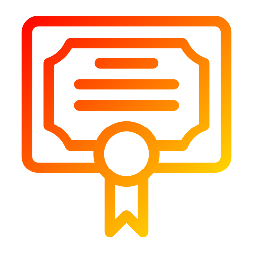 Сертификат бесплатно иконка