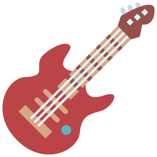 guitarra eléctrica icono gratis