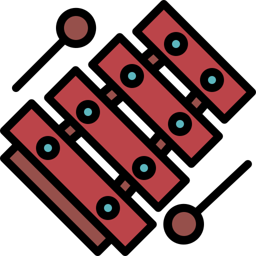 xilófono icono gratis