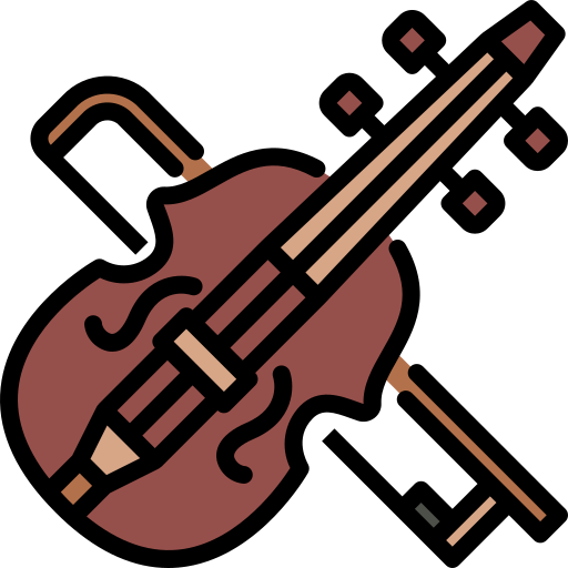 violín icono gratis