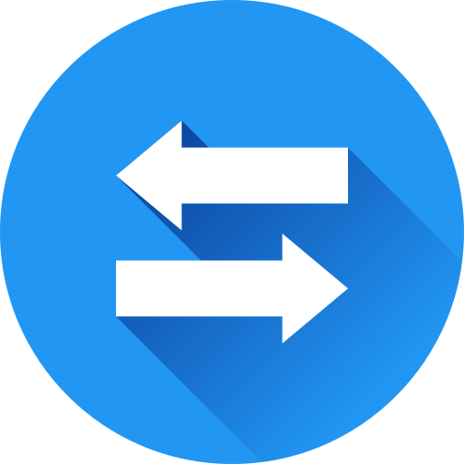 Left and right Generic Circular icon