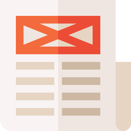 신문 무료 아이콘