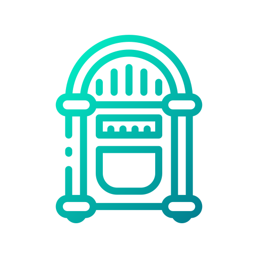 tocadiscos tragamonedas icono gratis