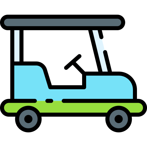 carrinho de golfe grátis ícone