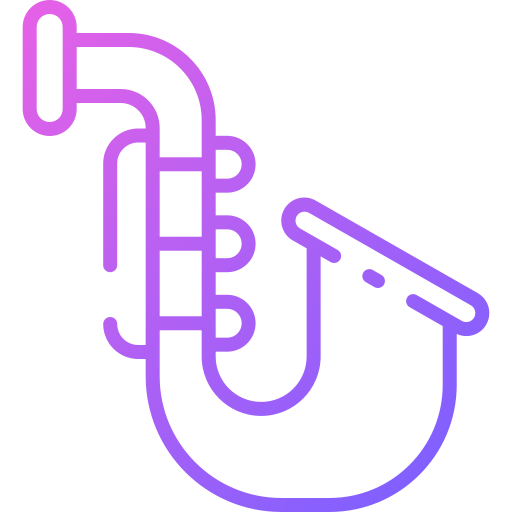 saxofón icono gratis