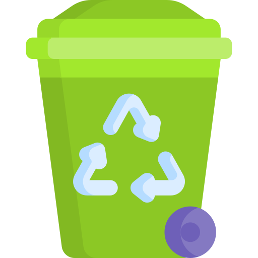 papelera de reciclaje icono gratis