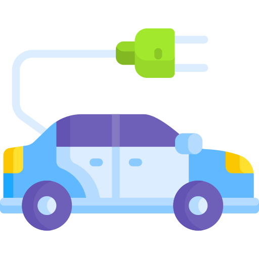 coche eléctrico icono gratis