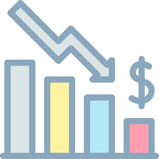 Down - Free business and finance icons