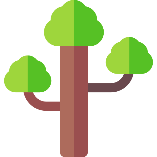 Tree Basic Rounded Flat icon